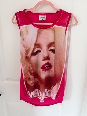 Magic Hot Pink Marilyn Graphic Tank Top